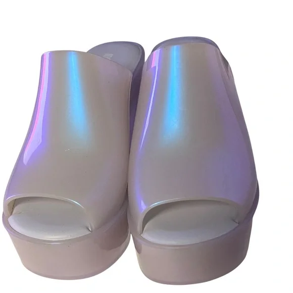 Melissa Iridescent Platform Heels - Picture 4 of 6